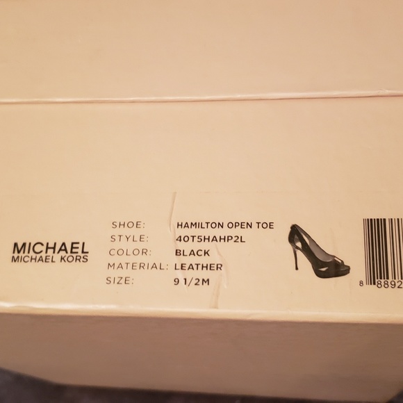 Michael Kors Hamilton Open Toe Heel - Picture 5 of 6